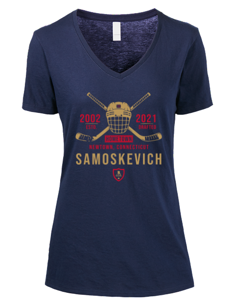Heritage Mackie Samoskevich Premium Ladies V-Neck T-Shirt | Swagsta