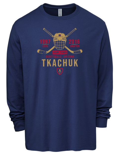 Heritage Matthew Tkachuk Men's Premium Blend Long Sleeve-T-Shirt | Swagsta