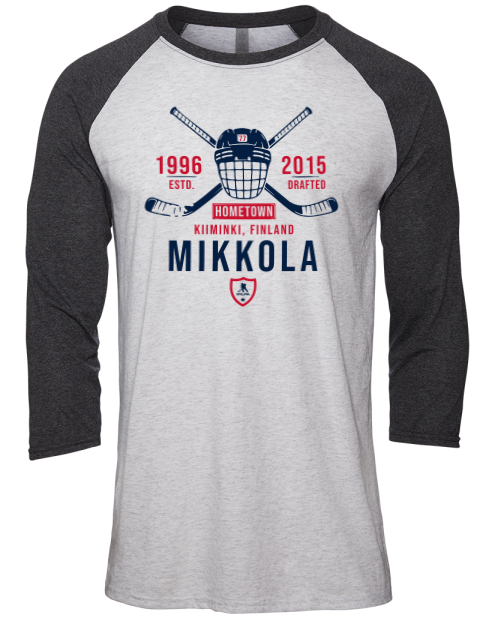 Classic Heritage Niko Mikkola Unisex Premium Three-Quarter Raglan T-Shirt | Swagsta