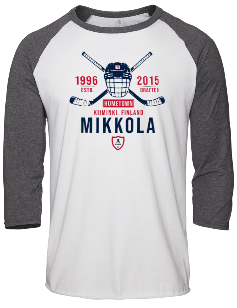 Classic Heritage Niko Mikkola Unisex Premium Three-Quarter Raglan T-Shirt | Swagsta