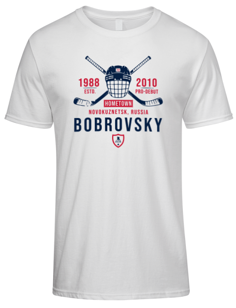 Classic Heritage Sergei Bobrovsky Premium Ring-Spun Cotton Unisex T-Shirt | Swagsta