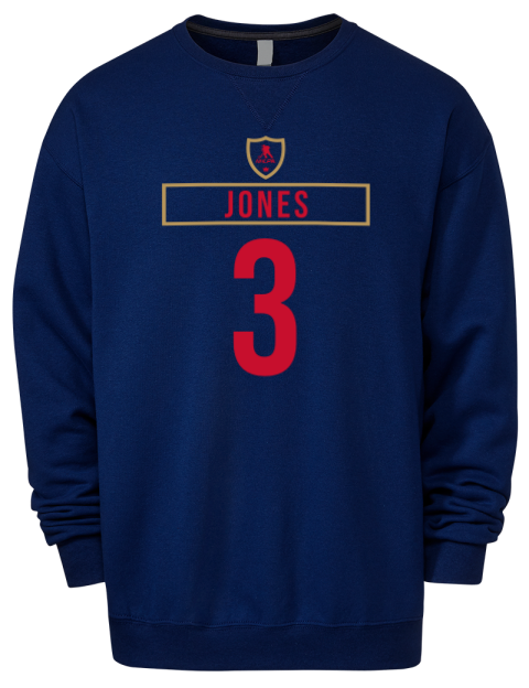 Away Jersey Seth Jones Premium Unisex Crewneck Sweatshirt | Swagsta