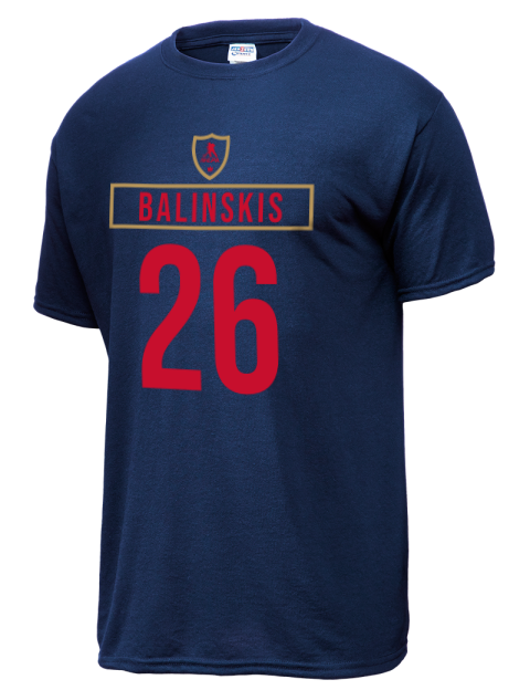 Away Jersey Uvis Balinskis Dri-Power Unisex T-Shirt | Swagsta