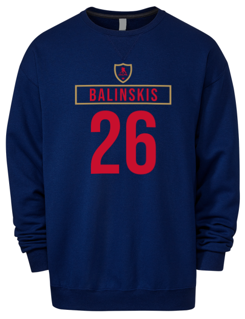 Away Jersey Uvis Balinskis Premium Unisex Crewneck Sweatshirt | Swagsta