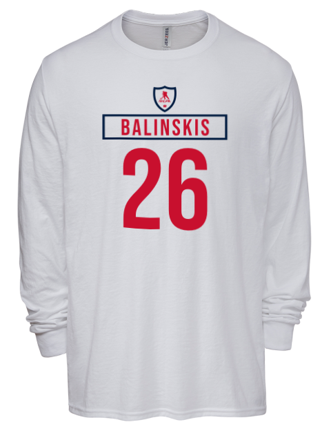 Home Jersey Uvis Balinskis Men's Premium Blend Long Sleeve-T-Shirt | Swagsta