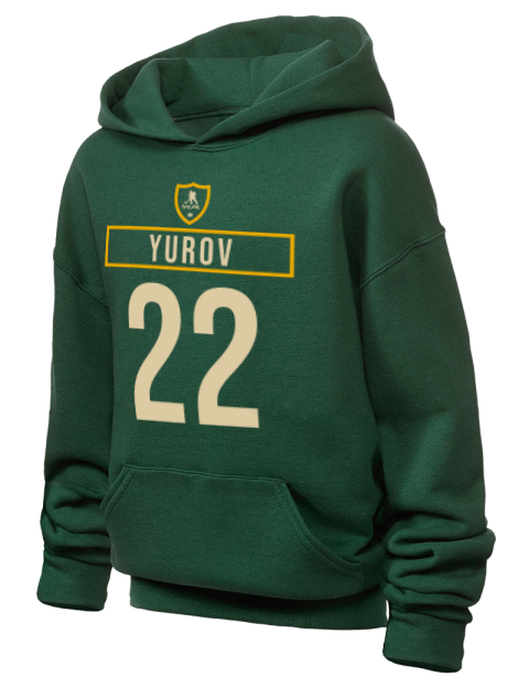 Away Jersey Danila Yurov Youth Hooded Sweatshirt | Swagsta