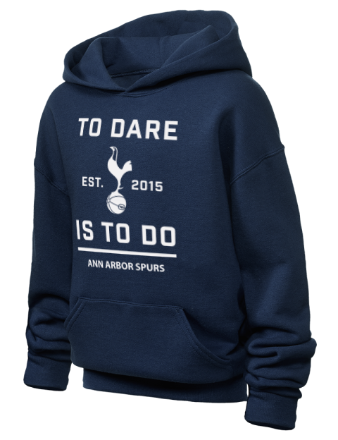 To Dare Is To Do Ann Arbor Spurs Youth Hooded Sweatshirt | Swagsta