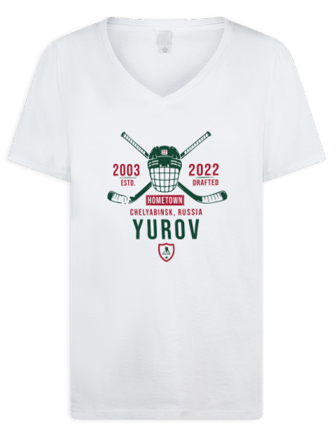Classic Heritage Danila Yurov Premium Ladies V-Neck T-Shirt | Swagsta