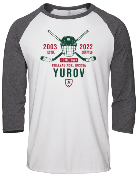 Classic Heritage Danila Yurov Unisex Premium Three-Quarter Raglan T-Shirt | Swagsta