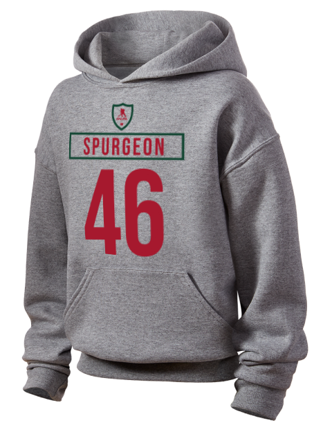 Home Jersey Jared Spurgeon Youth Hooded Sweatshirt | Swagsta