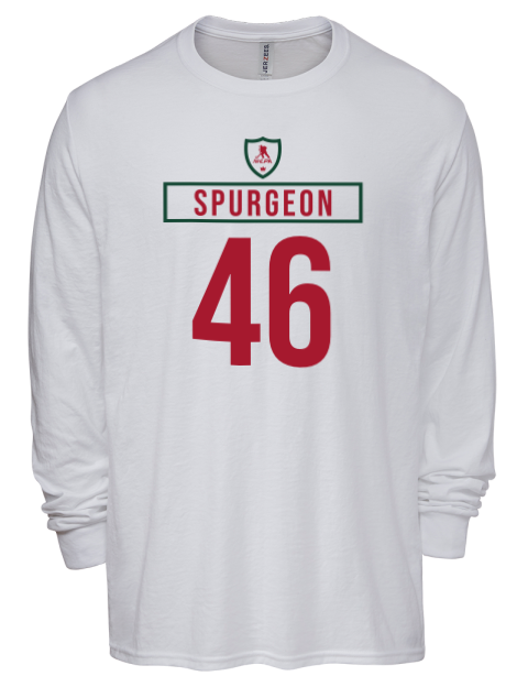Home Jersey Jared Spurgeon Men's Premium Blend Long Sleeve-T-Shirt | Swagsta
