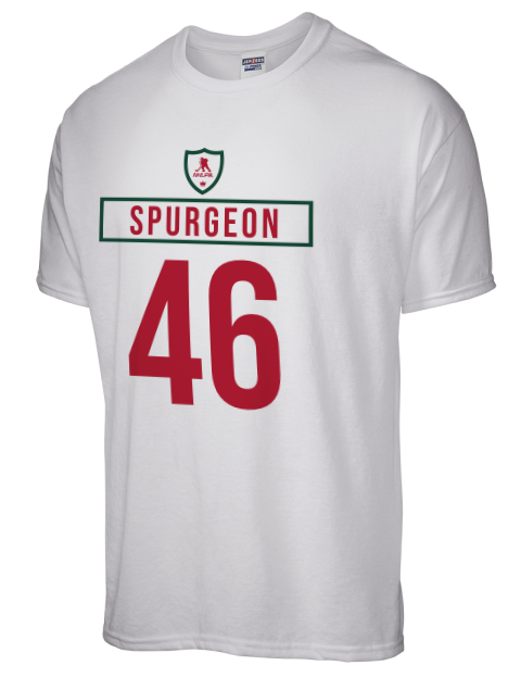 Home Jersey Jared Spurgeon Dri-Power Unisex T-Shirt | Swagsta
