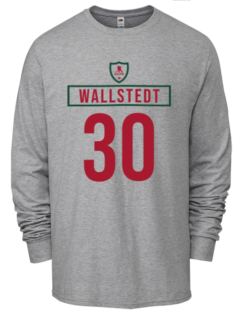 Home Jersey Jesper Wallstedt Men's Long-Sleeve T-Shirt | Swagsta