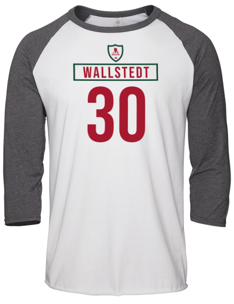 Home Jersey Jesper Wallstedt Unisex Premium Three-Quarter Raglan T-Shirt | Swagsta