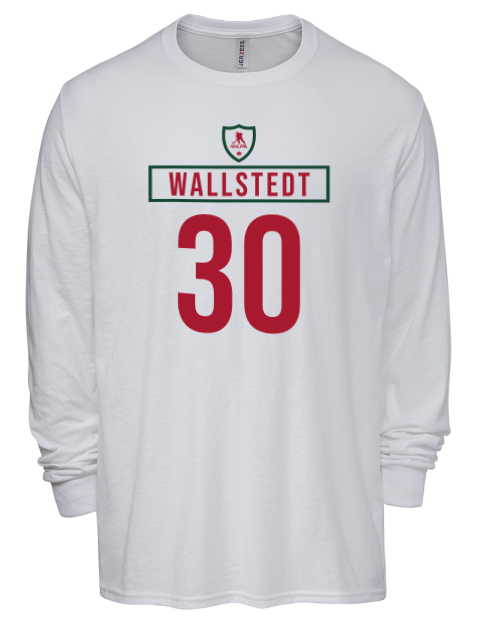 Home Jersey Jesper Wallstedt Men's Premium Blend Long Sleeve-T-Shirt | Swagsta
