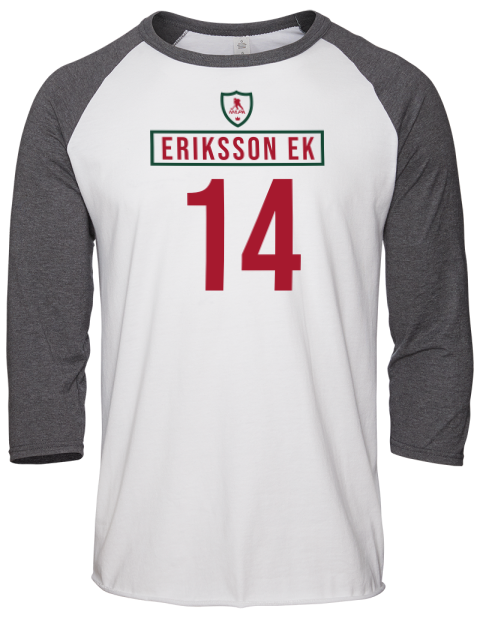Home Jersey Joel Eriksson Ek Unisex Premium Three-Quarter Raglan T-Shirt | Swagsta