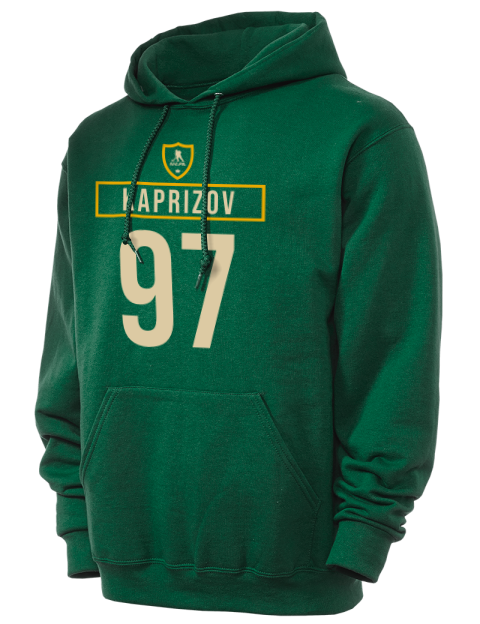 Away Jersey Kirill Kaprizov Unisex Hooded Sweatshirt | Swagsta
