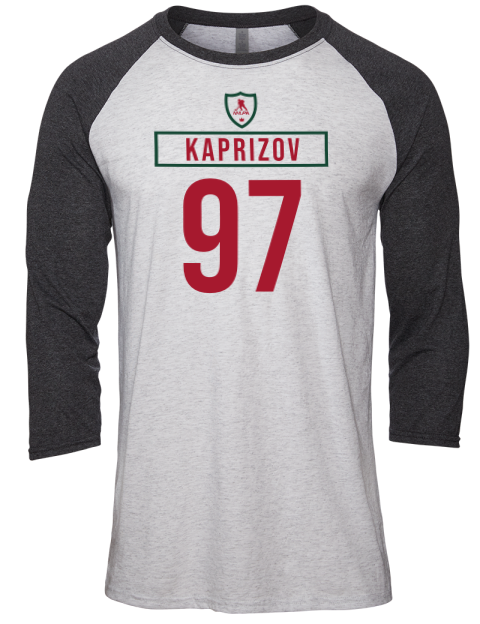Home Jersey Kirill Kaprizov Unisex Premium Three-Quarter Raglan T-Shirt | Swagsta