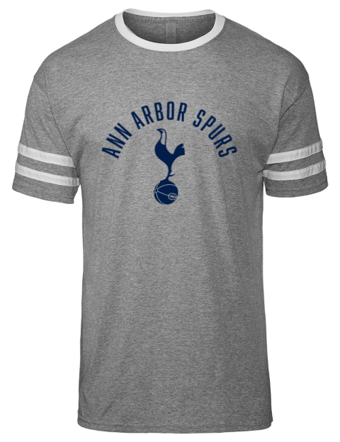 Classic Ann Arbor Spurs Men's Tri-Blend T-Shirt | Swagsta