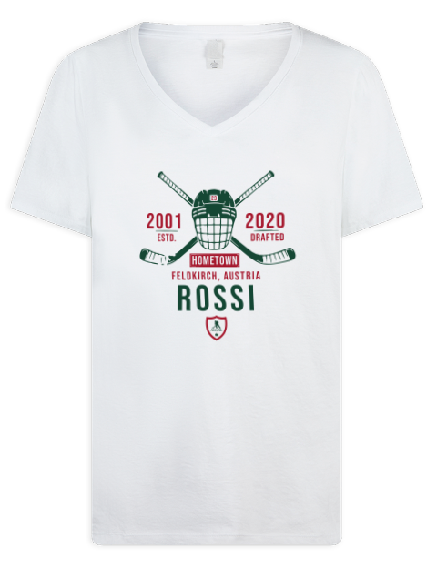 Classic Heritage Marco Rossi Premium Ladies V-Neck T-Shirt | Swagsta