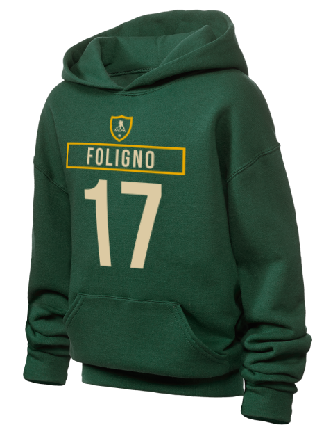 Away Jersey Marcus Foligno Youth Hooded Sweatshirt | Swagsta