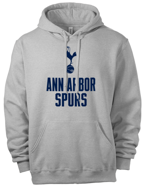 Stacked Ann Arbor Spurs Eco Premium Unisex Hooded Sweatshirt | Swagsta