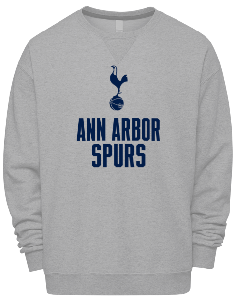 Stacked Ann Arbor Spurs Premium Unisex Crewneck Sweatshirt | Swagsta