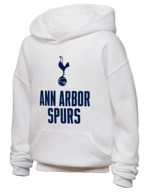 Stacked Ann Arbor Spurs Youth Hooded Sweatshirt | Swagsta