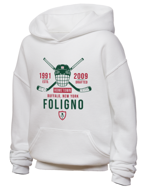 Classic Heritage Marcus Foligno Youth Hooded Sweatshirt | Swagsta