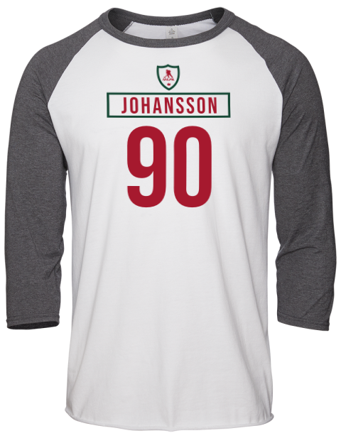 Home Jersey Marcus Johansson Unisex Premium Three-Quarter Raglan T-Shirt | Swagsta