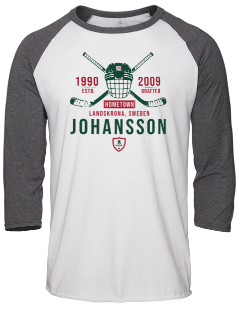 Classic Heritage Marcus Johansson Unisex Premium Three-Quarter Raglan T-Shirt | Swagsta