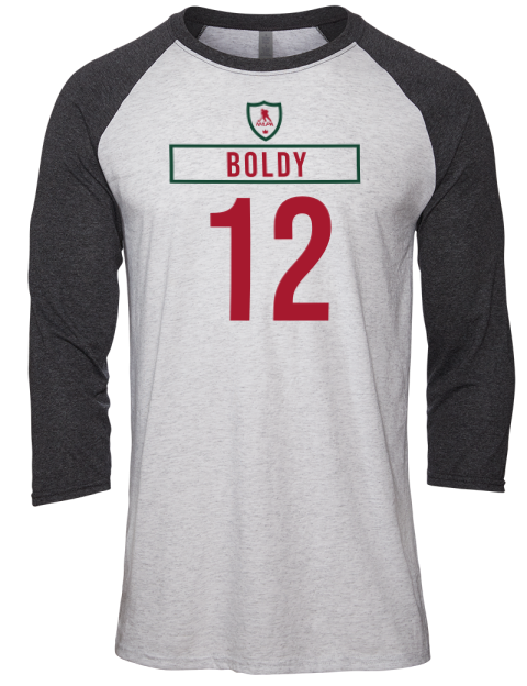 Home Jersey Matthew Boldy Unisex Premium Three-Quarter Raglan T-Shirt | Swagsta