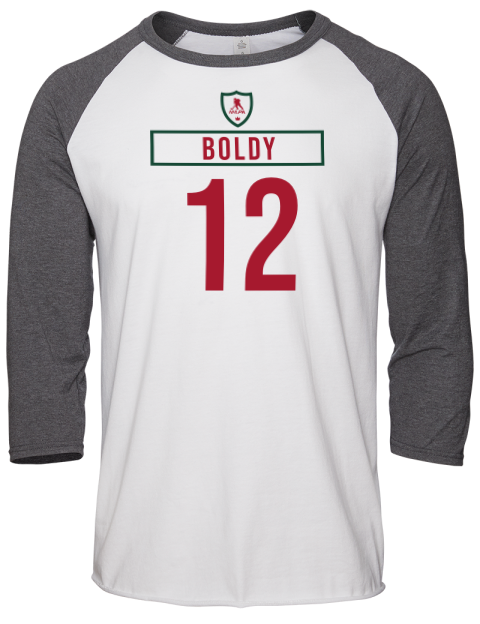 Home Jersey Matthew Boldy Unisex Premium Three-Quarter Raglan T-Shirt | Swagsta