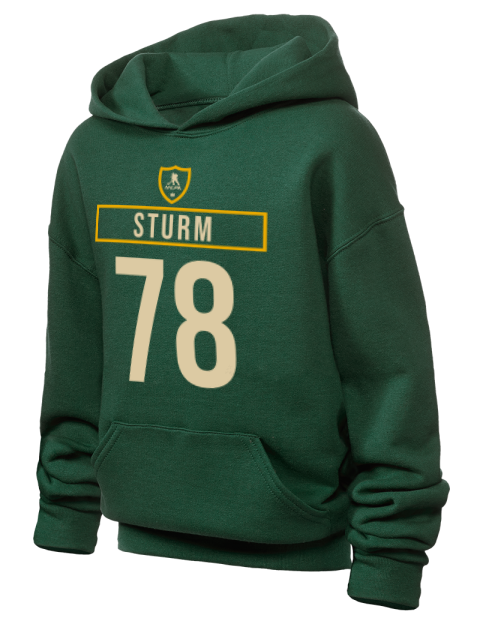 Away Jersey Nico Sturm Youth Hooded Sweatshirt | Swagsta