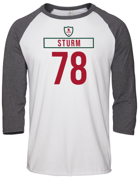 Home Jersey Nico Sturm Unisex Premium Three-Quarter Raglan T-Shirt | Swagsta