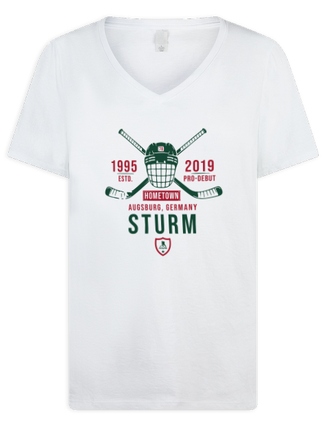 Classic Heritage Nico Sturm Premium Ladies V-Neck T-Shirt | Swagsta