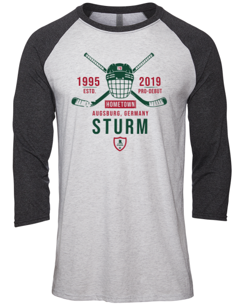 Classic Heritage Nico Sturm Unisex Premium Three-Quarter Raglan T-Shirt | Swagsta