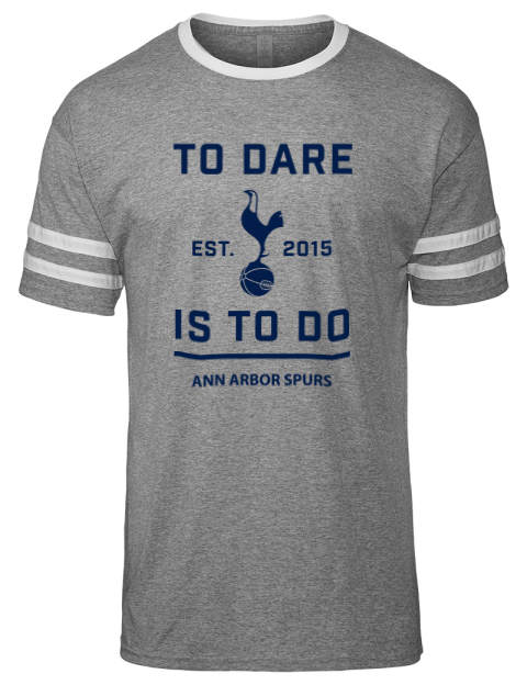 To Dare Ann Arbor Spurs Men's Tri-Blend T-Shirt | Swagsta