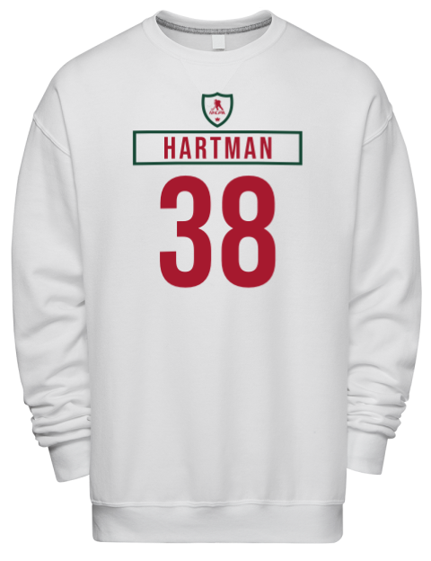 Home Jersey Ryan Hartman Premium Unisex Crewneck Sweatshirt | Swagsta