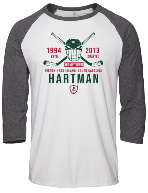Classic Heritage Ryan Hartman Unisex Premium Three-Quarter Raglan T-Shirt | Swagsta