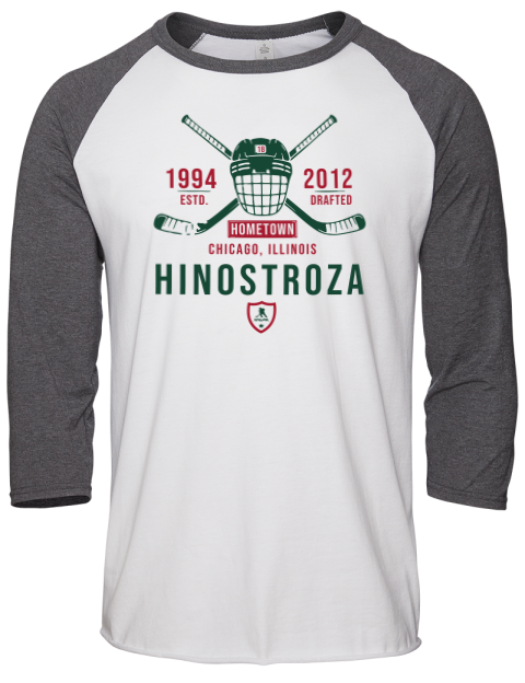 Classic Heritage Vincent Hinostroza Unisex Premium Three-Quarter Raglan T-Shirt | Swagsta