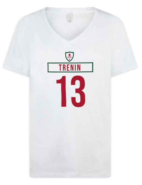 Home Jersey Yakov Trenin Premium Ladies V-Neck T-Shirt | Swagsta