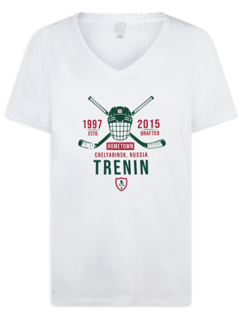 Classic Heritage Yakov Trenin Premium Ladies V-Neck T-Shirt | Swagsta