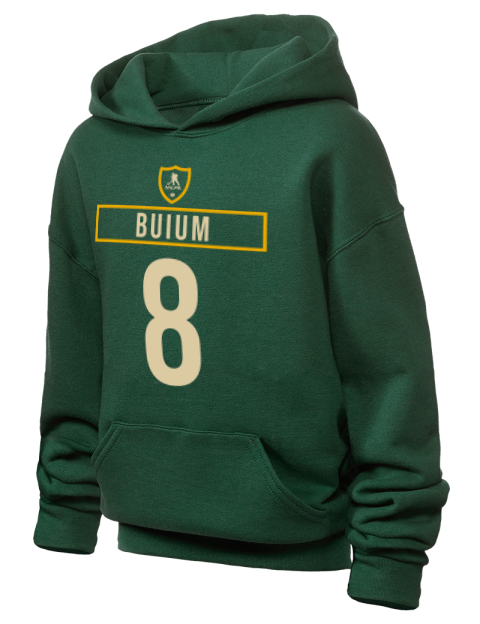 Away Jersey Zeev Buium Youth Hooded Sweatshirt | Swagsta