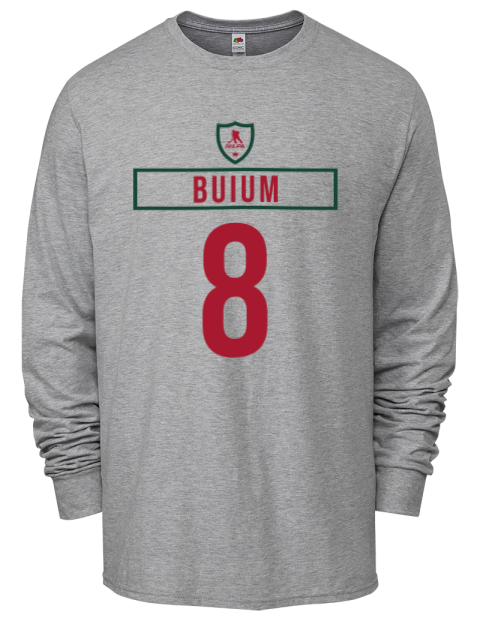 Home Jersey Zeev Buium Men's Long-Sleeve T-Shirt | Swagsta
