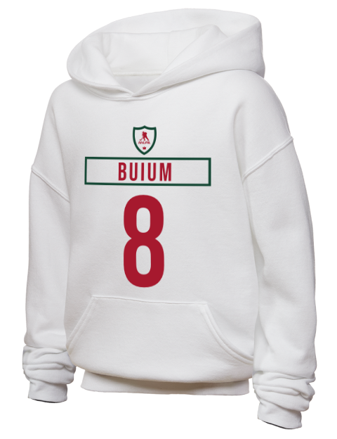Home Jersey Zeev Buium Youth Hooded Sweatshirt | Swagsta