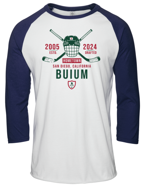 Classic Heritage Zeev Buium Unisex Premium Three-Quarter Raglan T-Shirt | Swagsta