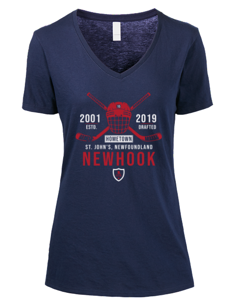 Heritage Alex Newhook Premium Ladies V-Neck T-Shirt | Swagsta