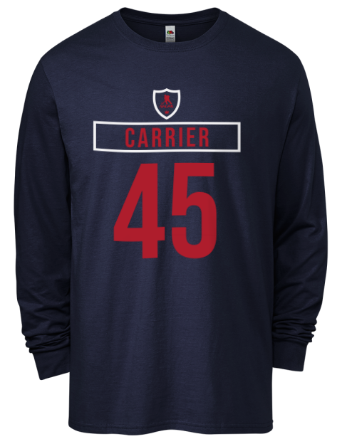 Away Jersey Alexandre Carrier Men's Long-Sleeve T-Shirt | Swagsta