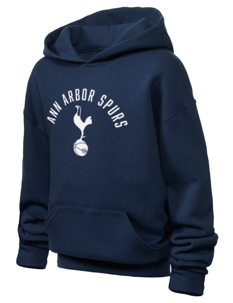 Arched Ann Arbor Spurs Youth Hooded Sweatshirt | Swagsta